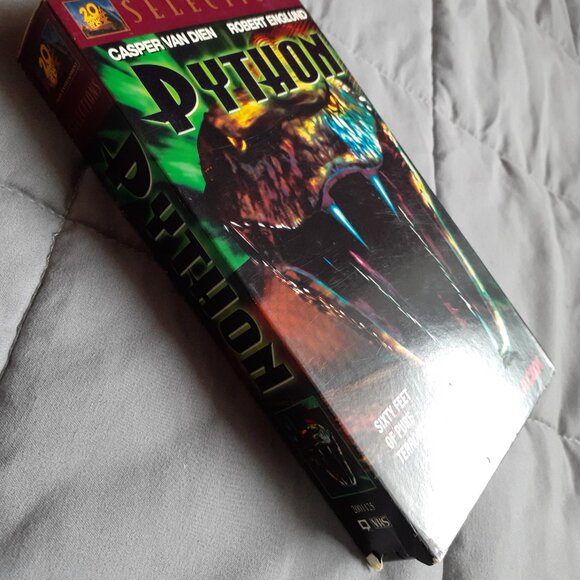 Python 2000 VHS Horror Sci Fi Y2K Robert Englund Casper Van Dien - Picture 4 of 7